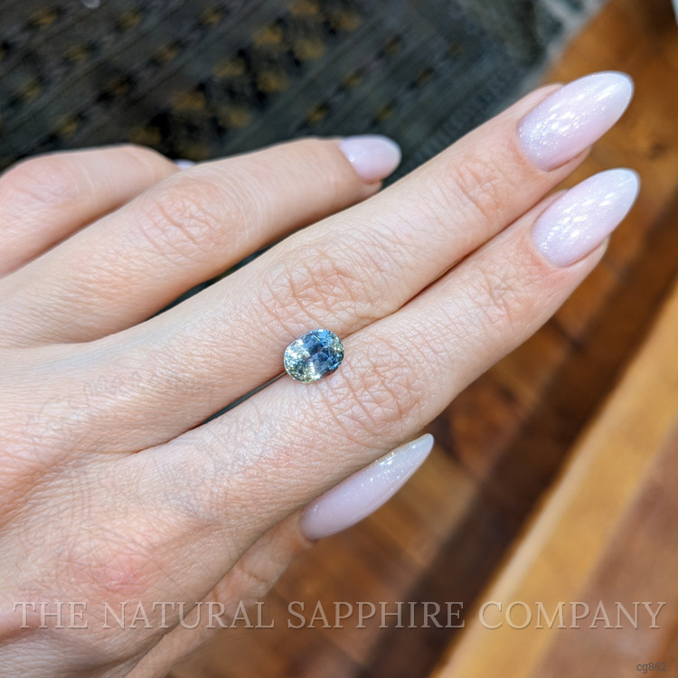 2.25 Ct. Bi Color Sapphire from Ceylon (Sri Lanka)