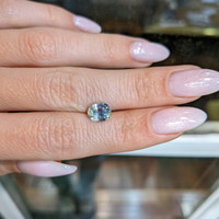 2.25 Ct. Bi Color Sapphire from Ceylon (Sri Lanka) Life Style