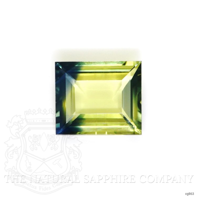 2.08 Ct. Bi Color Sapphire from Ceylon (Sri Lanka)