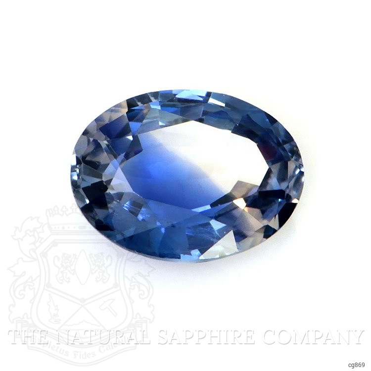0.96 Ct. Bi Color Sapphire from Ceylon (Sri Lanka)