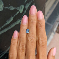 1.22 Ct. Bi Color Sapphire from Ceylon (Sri Lanka) Life Style