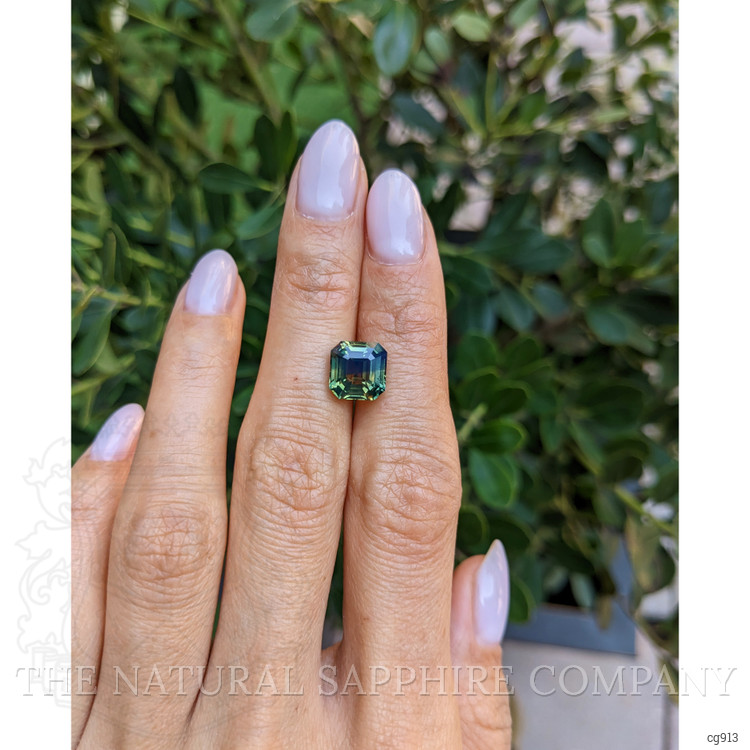 4.86 Ct. Bi Color / Parti Sapphire from Madagascar
