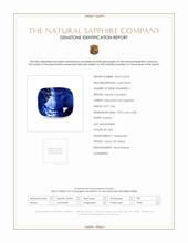 3.06 Ct. Sapphire from Ceylon (Sri Lanka) Scan Report