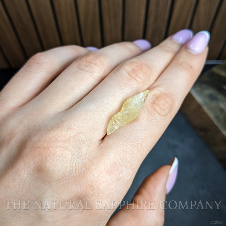 13.58 Ct. Yellow Rough Sapphire from Ceylon (Sri Lanka)