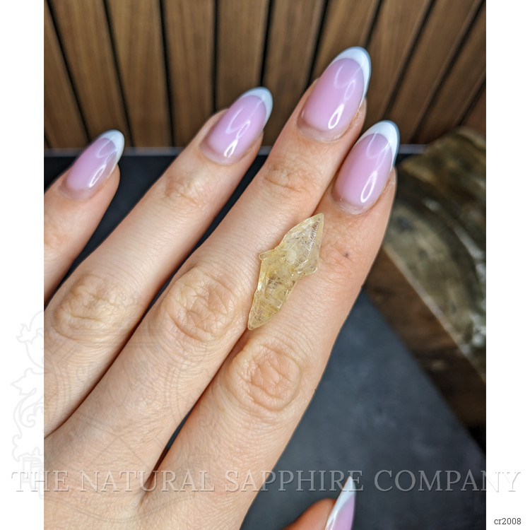 13.58 Ct. Yellow Rough Sapphire from Ceylon (Sri Lanka)