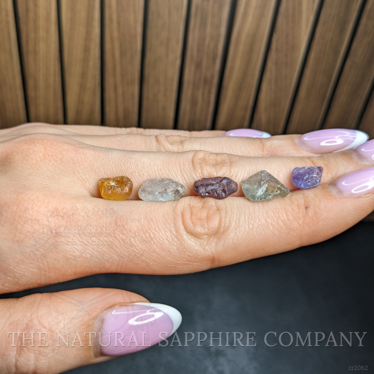 22.69 Ct. Multi Color Rough Sapphire from Madagascar