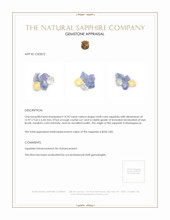 14.95 Ct. Multi Color Sapphire Crystal from Madagascar Appraisal