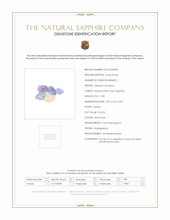 17.89 Ct. Multi Color Sapphire Crystal from Madagascar Scan Report