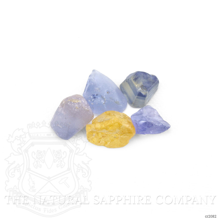 18.95 Ct. Multi Color Sapphire Crystal from Madagascar