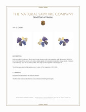 18.65 Ct. Multi Color Rough Sapphire from Madagascar Appraisal