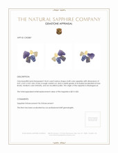 18.65 Ct. Multi Color Sapphire Crystal from Madagascar Appraisal