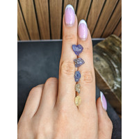 18.65 Ct. Multi Color Rough Sapphire from Madagascar Life Style