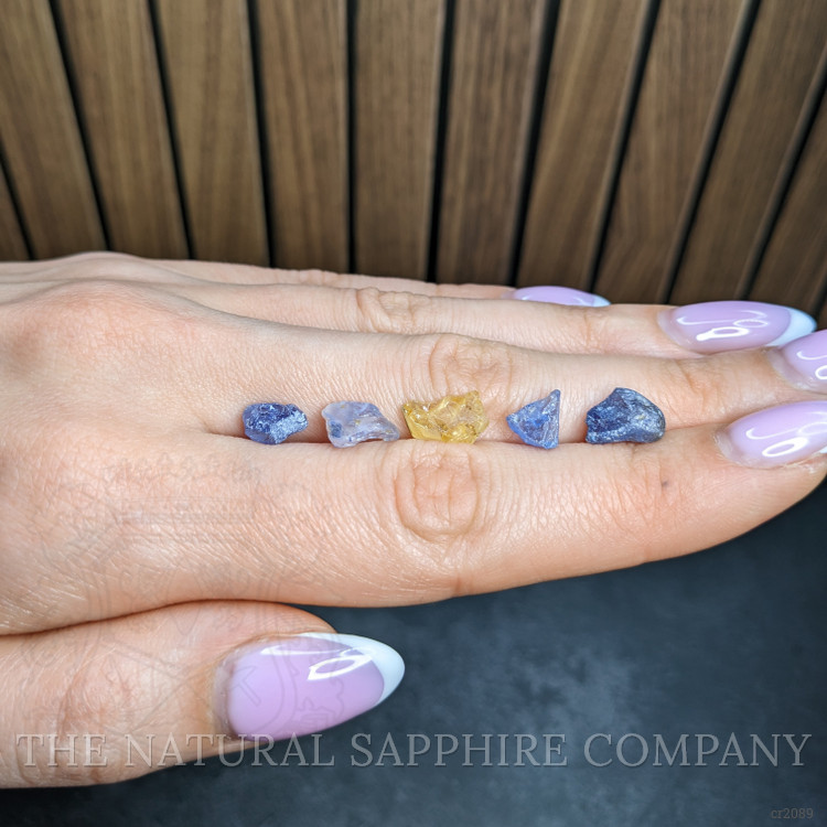 13.47 Ct. Multi Color Rough Sapphire from Madagascar