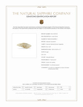 8.69 Ct. Yellowish Brown Rough Sapphire from Ceylon (Sri Lanka) Scan Report