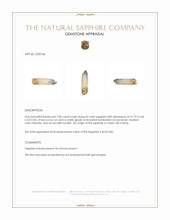 7.00 Ct. Bi Color Rough Sapphire from Ceylon (Sri Lanka) Appraisal