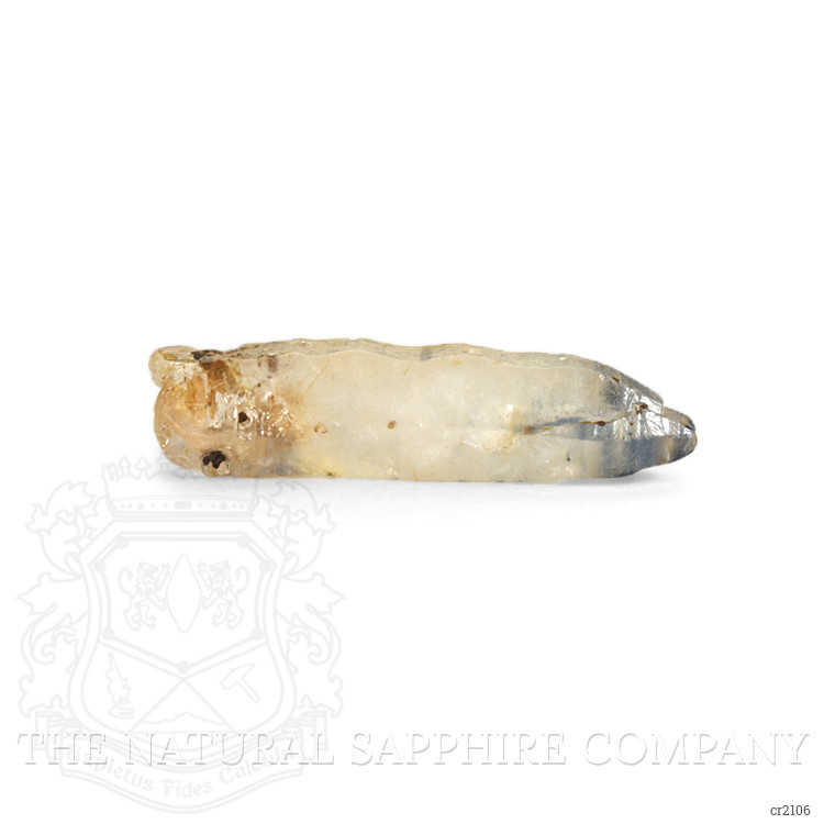 7.00 Ct. Bi Color Sapphire Crystal from Ceylon (Sri Lanka)