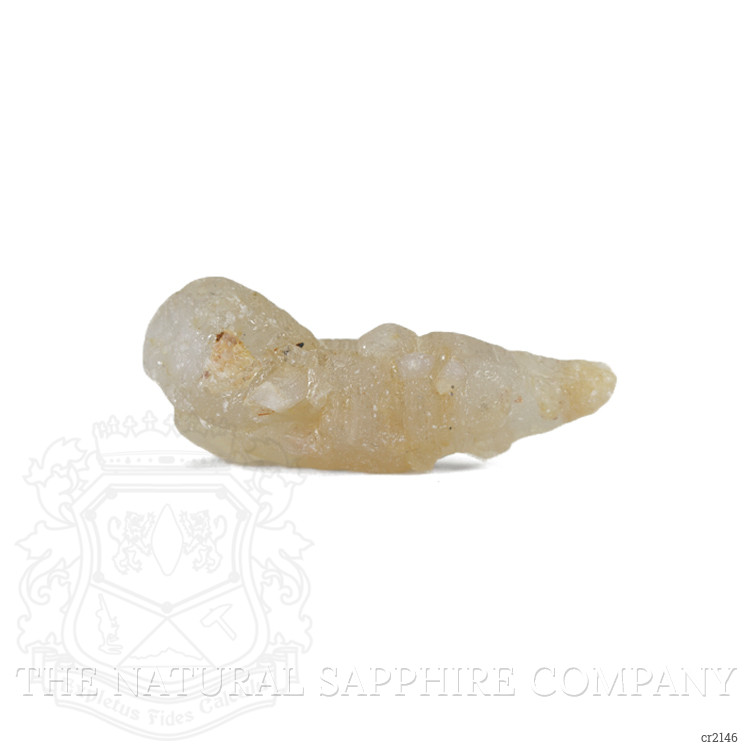 42.33 Ct. Yellowish Brown Rough Sapphire Crystal from Ceylon (Sri Lanka)