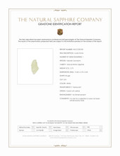 2.73 Ct. White Rough Sapphire from Ceylon (Sri Lanka) Scan Report