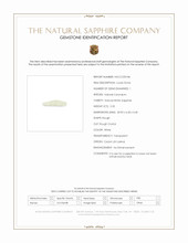 5.35 Ct. White Rough Sapphire Crystal from Ceylon (Sri Lanka) Scan Report