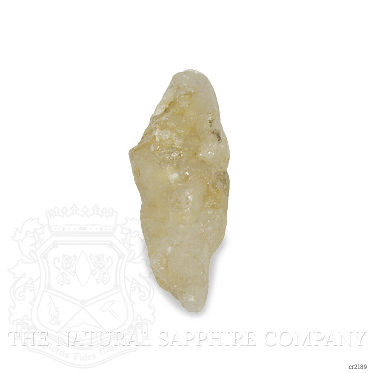 13.79 Ct. Yellowish Brown Sapphire Crystal from Ceylon (Sri Lanka)