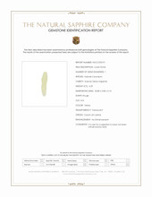 6.29 Ct. Yellow Rough Sapphire from Ceylon (Sri Lanka) Scan Report