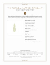 3.67 Ct. White Rough Sapphire from Ceylon (Sri Lanka) Scan Report