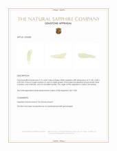 5.14 Ct. White Sapphire Crystal from Ceylon (Sri Lanka) Appraisal