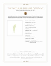 5.14 Ct. White Sapphire Crystal from Ceylon (Sri Lanka) Scan Report