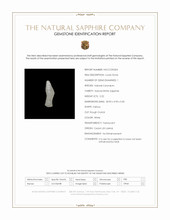 5.22 Ct. White Rough Sapphire from Ceylon (Sri Lanka) Scan Report