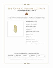 5.20 Ct. Yellow Rough Sapphire Crystal from Ceylon (Sri Lanka) Scan Report
