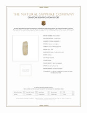 3.22 Ct. White Sapphire Crystal from Ceylon (Sri Lanka) Scan Report