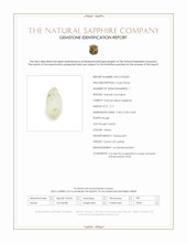 2.17 Ct. Yellow Rough Sapphire Crystal from Ceylon (Sri Lanka) Scan Report