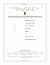3.30 Ct. White Rough Sapphire Crystal from Ceylon (Sri Lanka) Scan Report