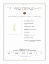 3.43 Ct. White Sapphire Crystal from Ceylon (Sri Lanka) Scan Report