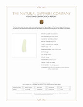 3.43 Ct. White Rough Sapphire Crystal from Ceylon (Sri Lanka) Scan Report