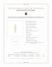 3.36 Ct. White Rough Sapphire Crystal from Ceylon (Sri Lanka) Scan Report