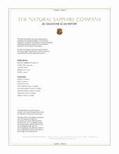 3.36 Ct. White Rough Sapphire Crystal from Ceylon (Sri Lanka) 3 D Scan Report