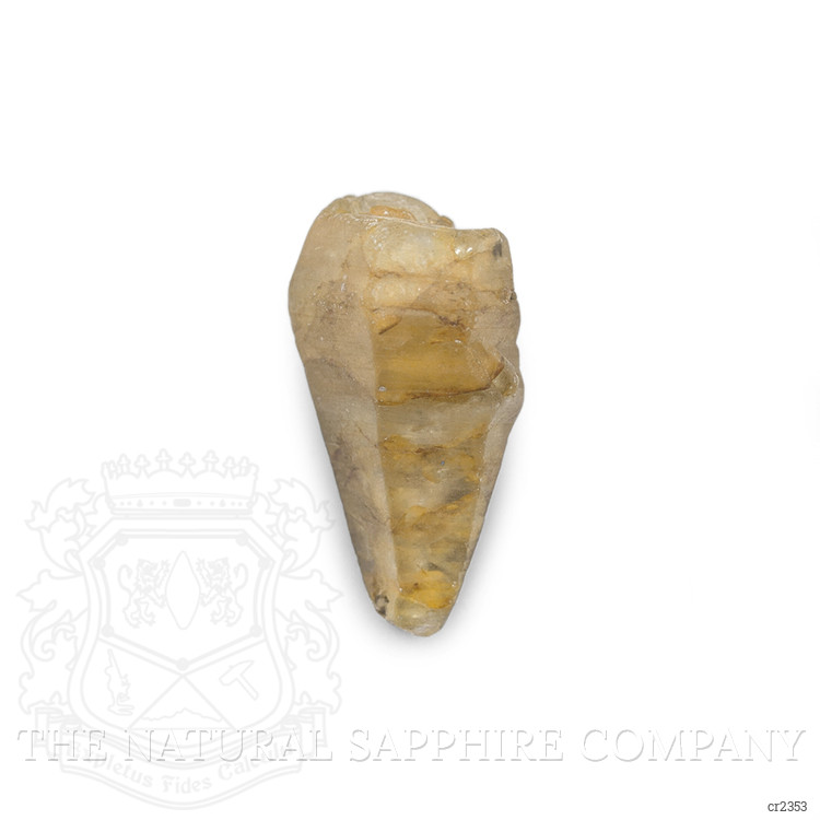 23.93 Ct. Yellowish Brown Sapphire Crystal from Ceylon (Sri Lanka)