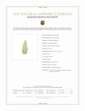 6.56 Ct. Yellow Rough Sapphire Crystal from Ceylon (Sri Lanka) Scan Report