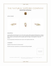 16.10 Ct. White Sapphire Crystal from Ceylon (Sri Lanka) Appraisal