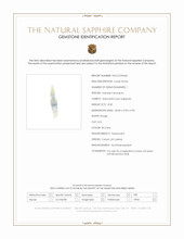 8.30 Ct. Bi Color Rough Sapphire from Ceylon (Sri Lanka) Scan Report