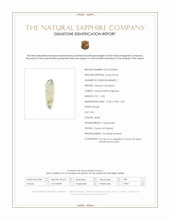 12.00 Ct. White Rough Sapphire from Ceylon (Sri Lanka) Scan Report