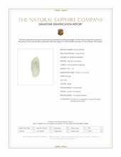 7.75 Ct. White Rough Sapphire from Ceylon (Sri Lanka) Scan Report