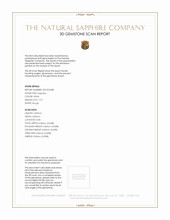 7.75 Ct. White Rough Sapphire from Ceylon (Sri Lanka) 3 D Scan Report