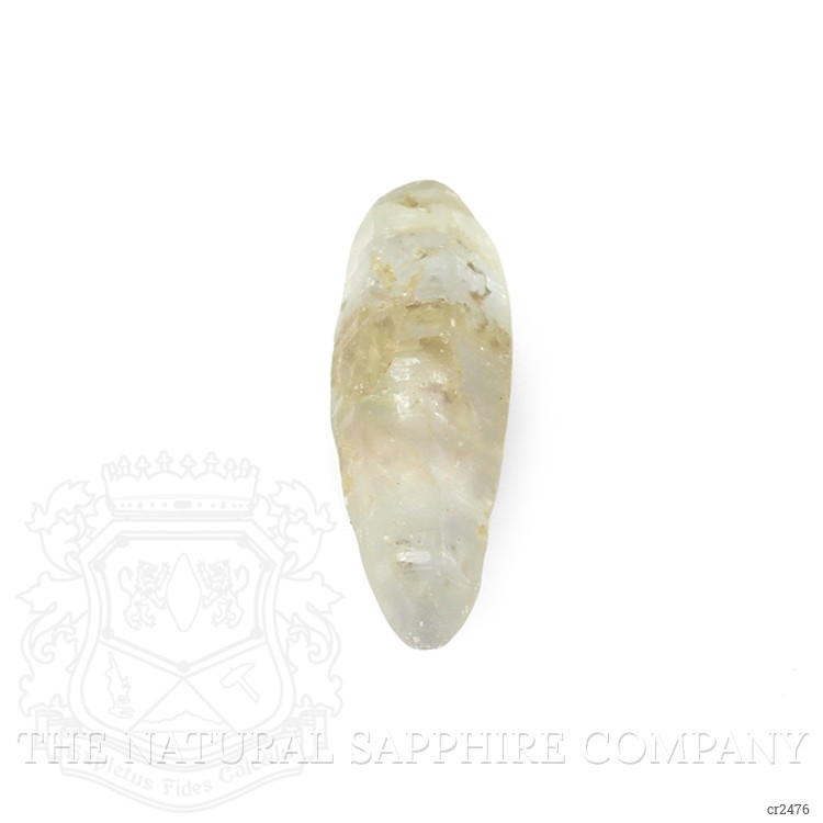 5.92 Ct. White Rough Sapphire from Ceylon (Sri Lanka)