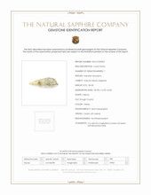 30.58 Ct. Yellow Sapphire Crystal from Ceylon (Sri Lanka) Scan Report