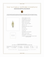 5.00 Ct. White Sapphire Crystal from Ceylon (Sri Lanka) Scan Report