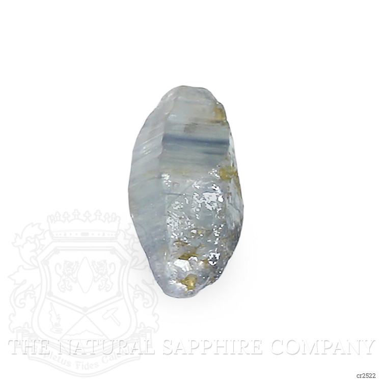 4.86 Ct. Greyish Blue Sapphire Crystal from Ceylon (Sri Lanka)