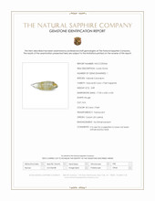 3.89 Ct. Bi Color / Parti Rough Sapphire from Ceylon (Sri Lanka) Scan Report