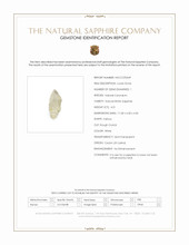 4.01 Ct. White Sapphire Crystal from Ceylon (Sri Lanka) Scan Report